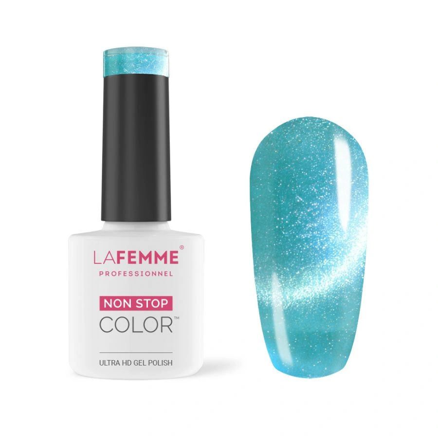 Esmalte semipermanente ojo de gato azul Z053 La Femme Professionnel